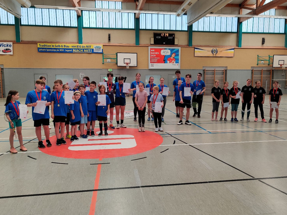 Erfolgreiches Wiederaufleben der Kreisjugendspiele im Badminton