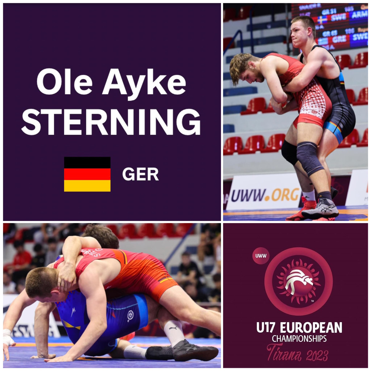 Ole Sterning beendet seine erste U17-EM auf Platz 5