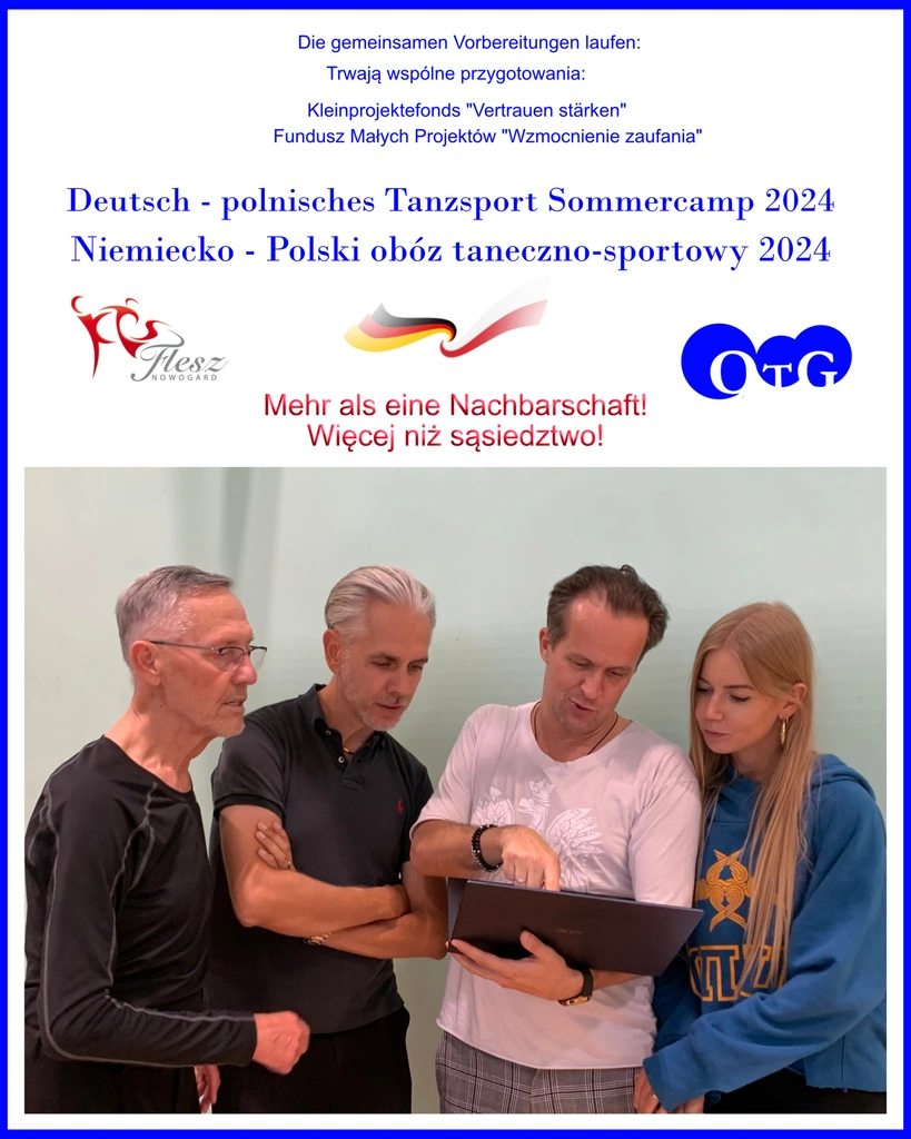 Deutsche Tanzpaare im Sommercamp Szczecinek