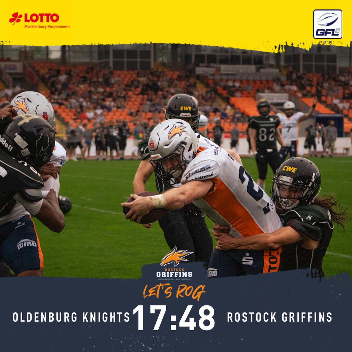 Griffins mit sicherem Sieg in Oldenburg