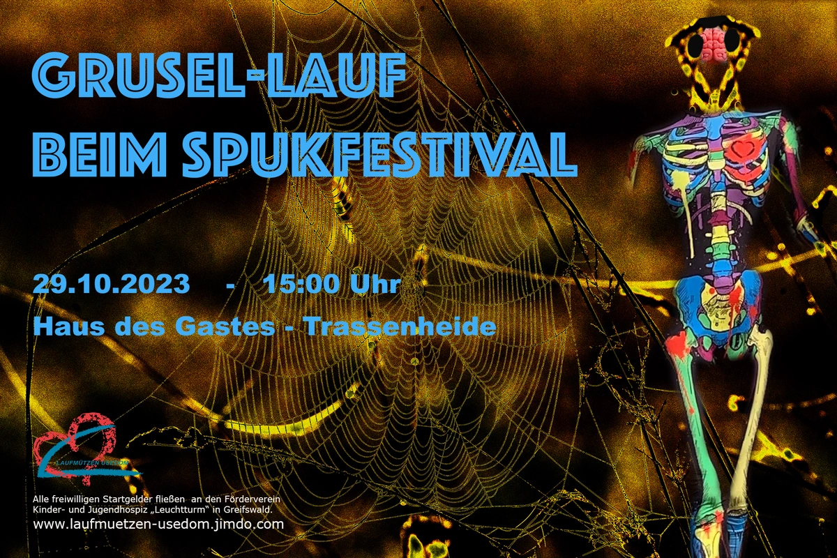 Grusel-Lauf in Trassenheide mit Hexe Trassimunde