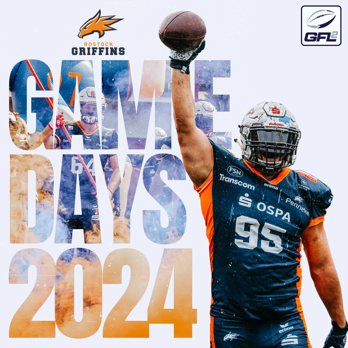 Die GFL 2 startet am 25. Mai in die Saison 2024