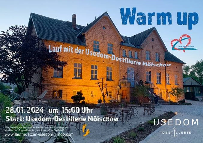 „Warm Up – Lauf“ mit der Usedom-Destillerie in Mölschow