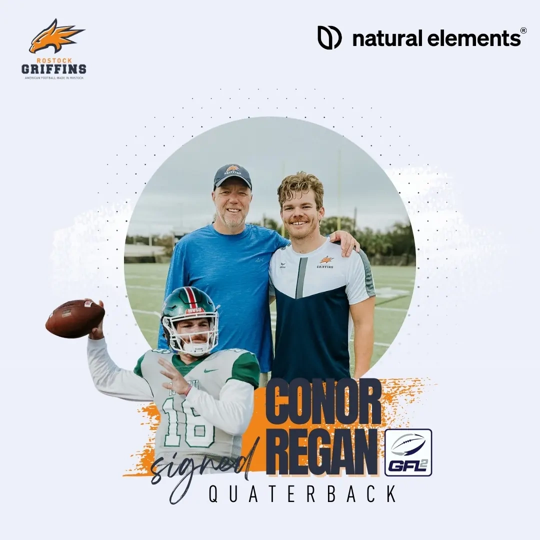 Conor Regan wird der neue Griffins Quarterback