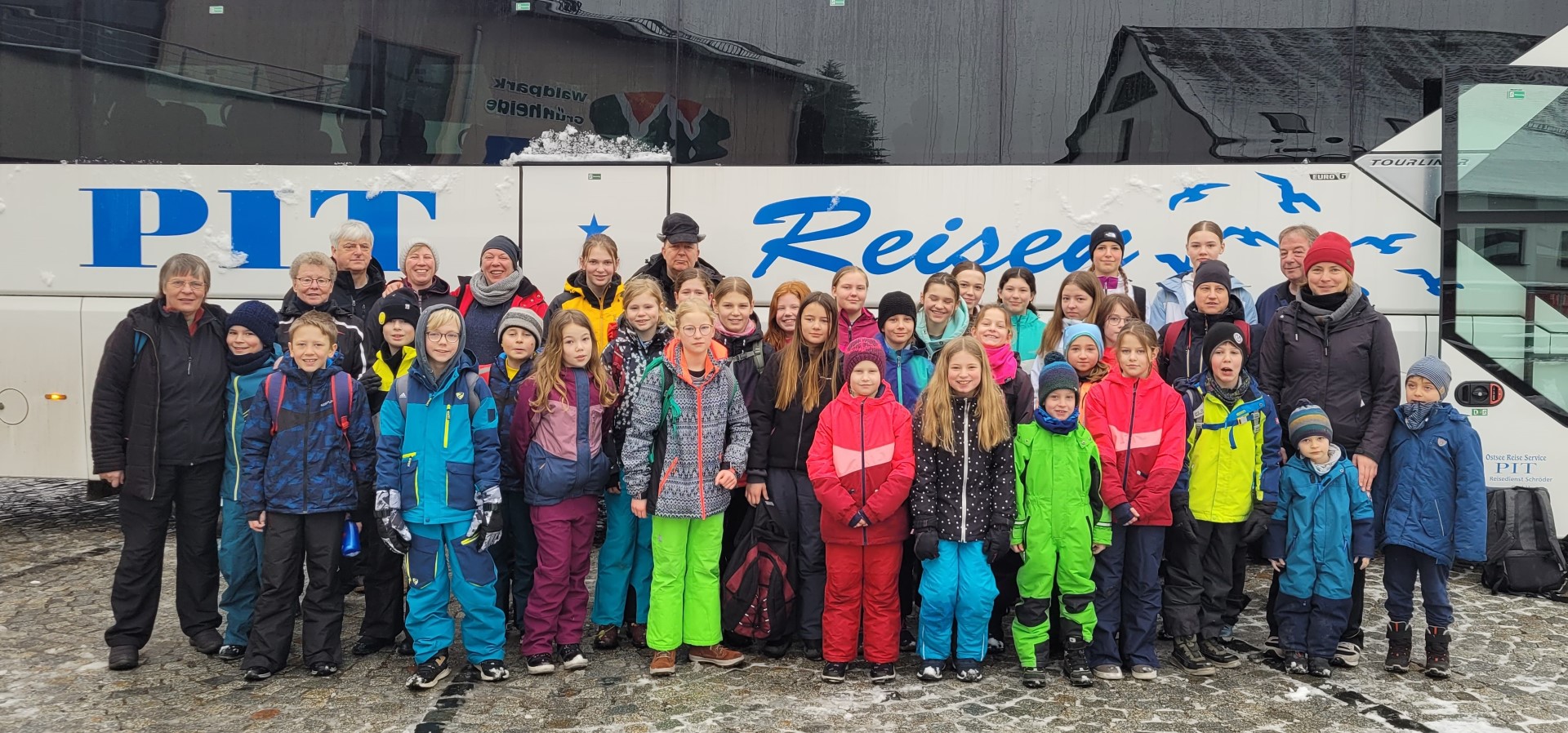 Handball auf der Piste