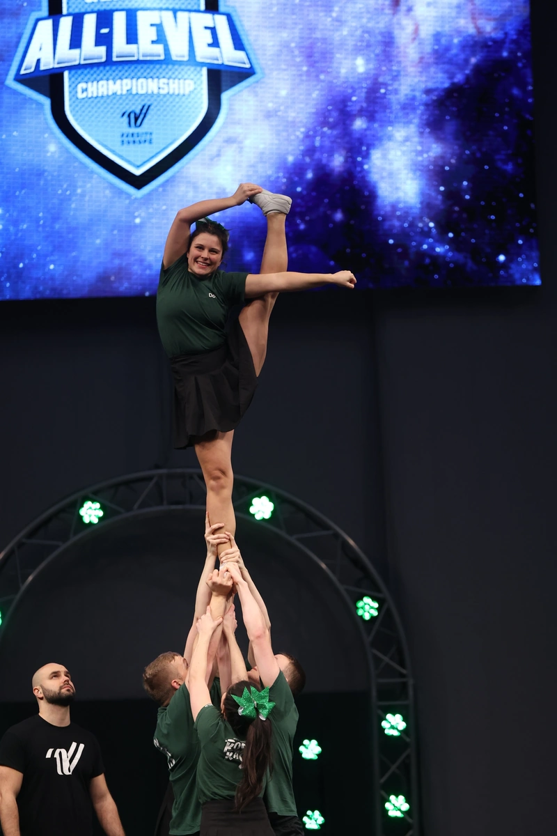 Racoon Cheerleader überzeugen in Hamburg