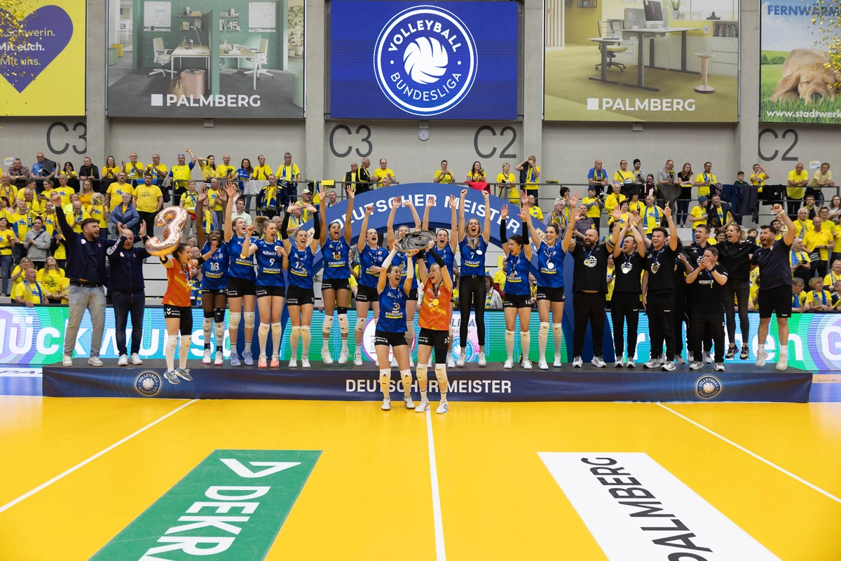 Deutscher Meister 2024: Stuttgart gewinnt zum dritten Mal in Folge