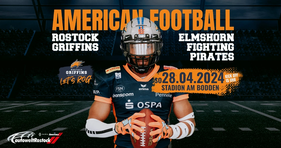 Griffins testen gegen die Elmshorn Fighting Pirates in RIBNITZ