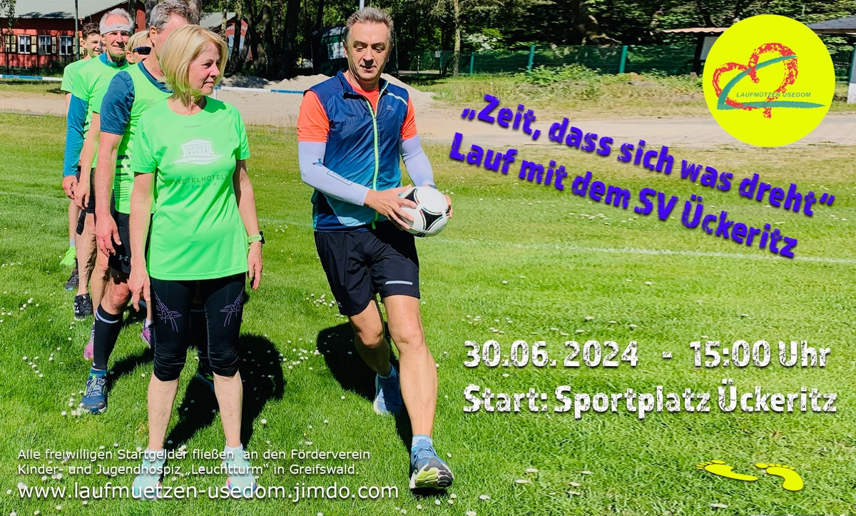 „Laufend Gutes tun“ mit dem SV Ückeritz