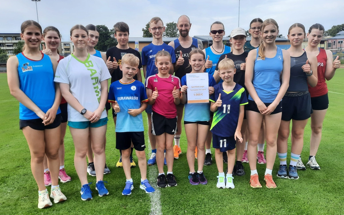 Laufjugend in Laage jubelt