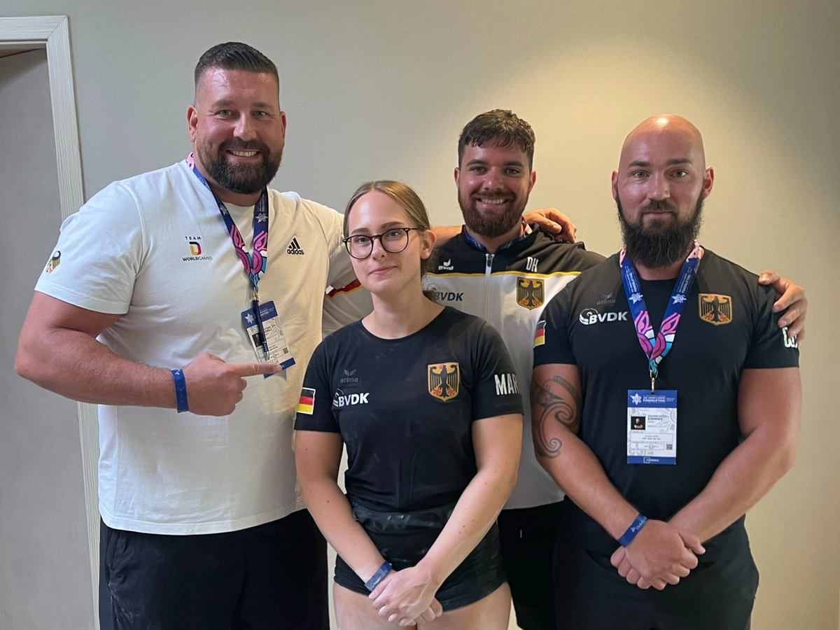 Mit Greifenpower bei Kraftdreikampf-WM durchgestartet