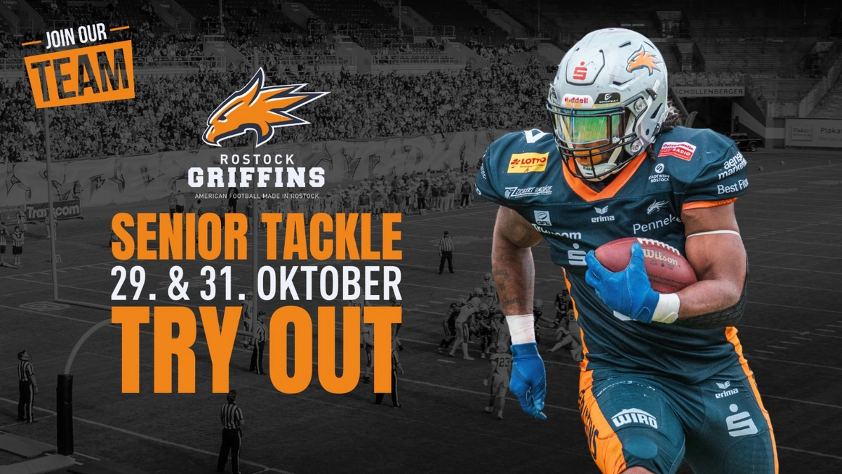 Griffins TRYOUT – probiere American Football und werde Teil der Familie