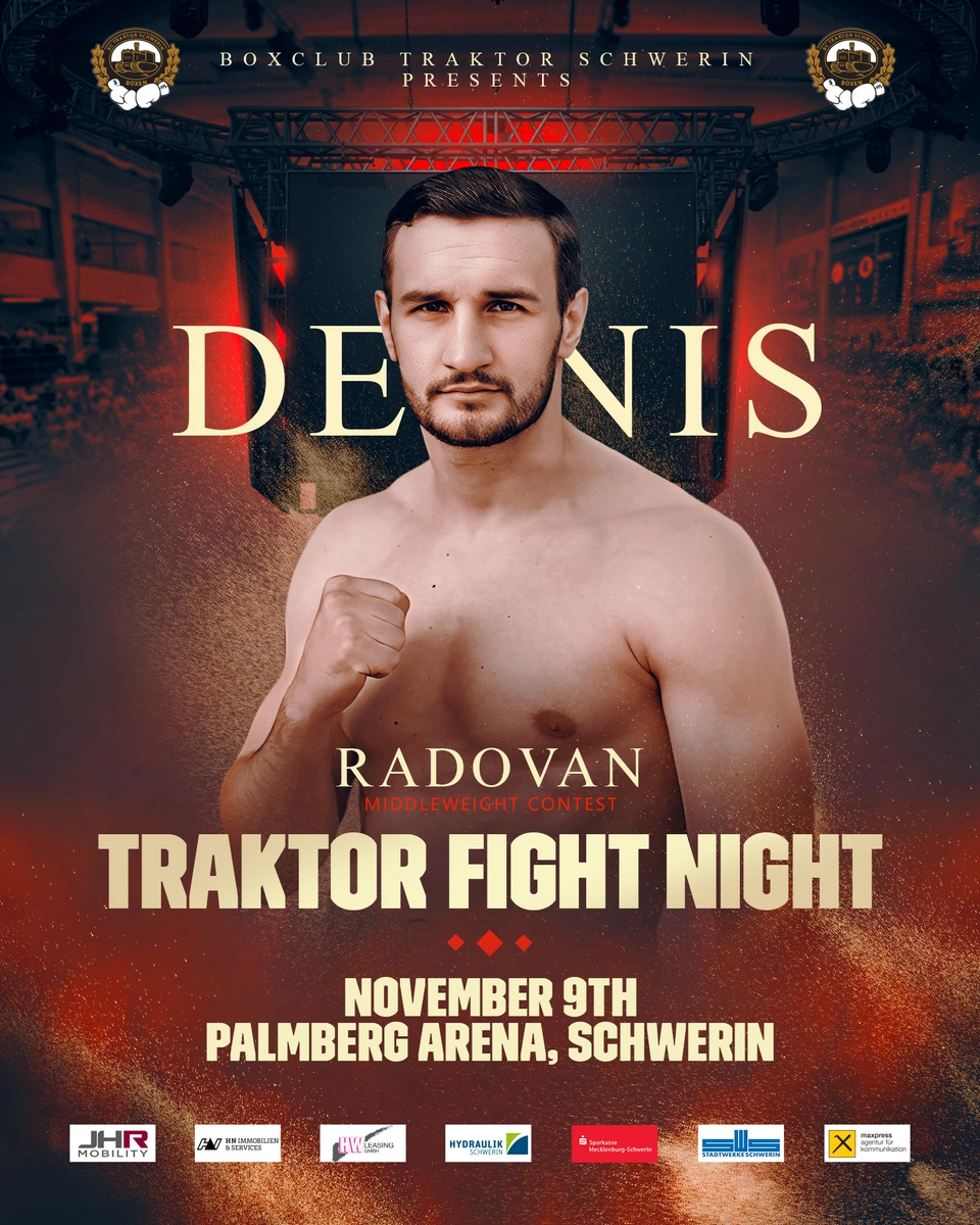 Denis Radovan steigt bei „Traktor Fight Night 1“ in den Ring