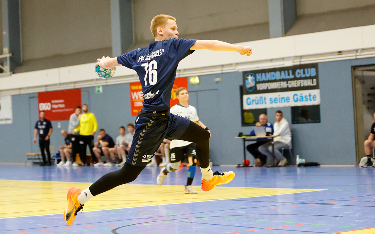 Greifswalder Handballer stürmen an die Tabellenspitze der Oberliga M-V