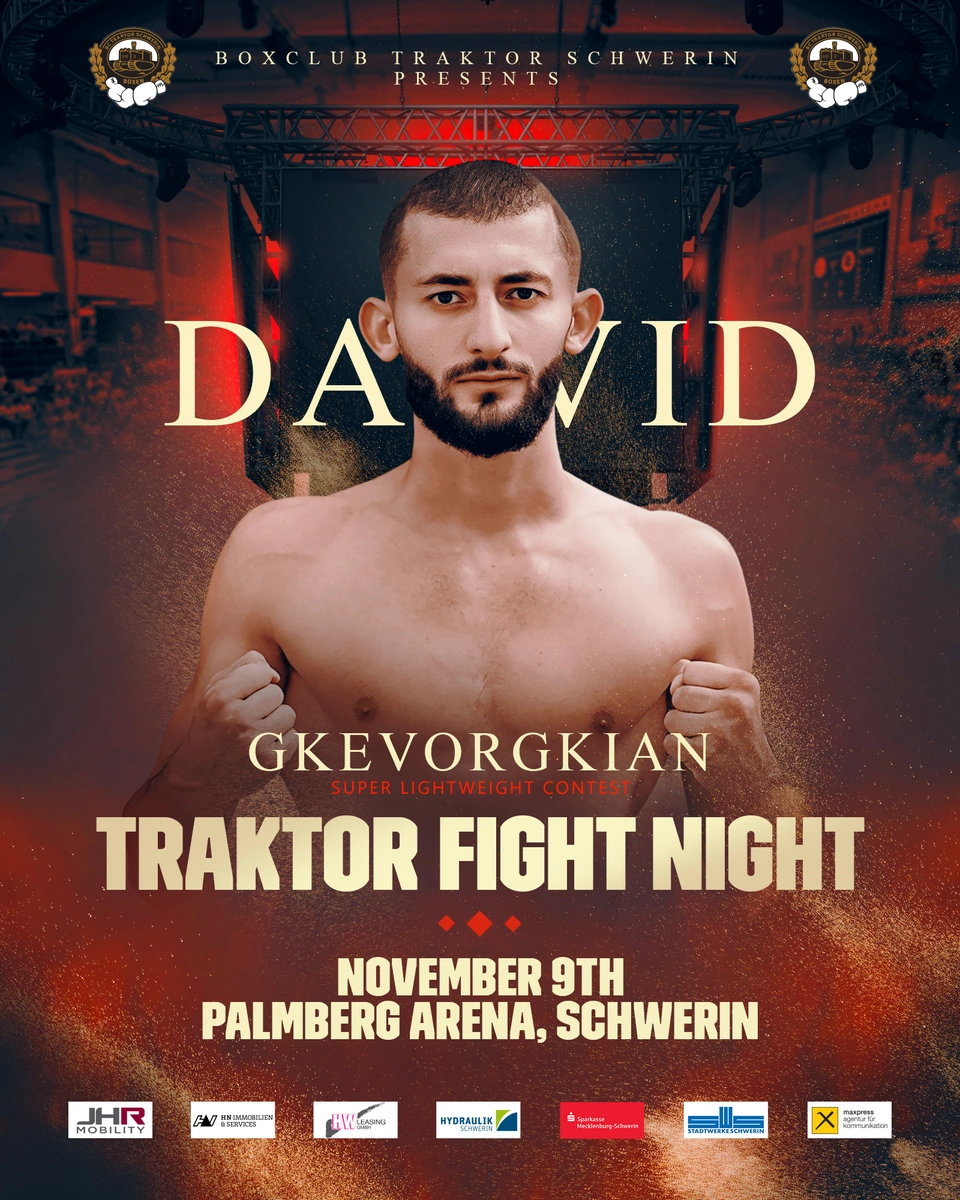 David Gkevorgkian feiert seinen Einstieg ins Profi-Boxen