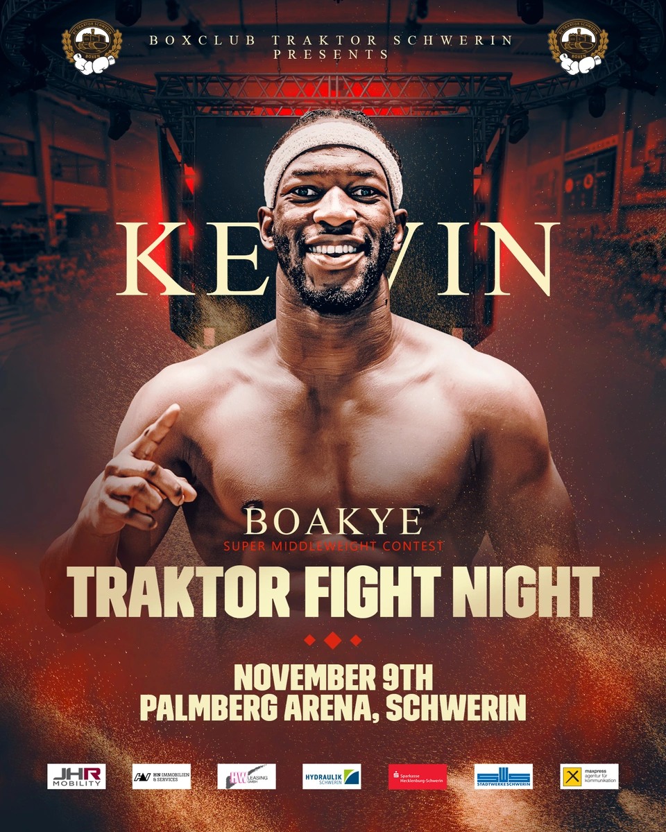 „Traktor Fight Night 1“ mit Kevin Boakye Schumann