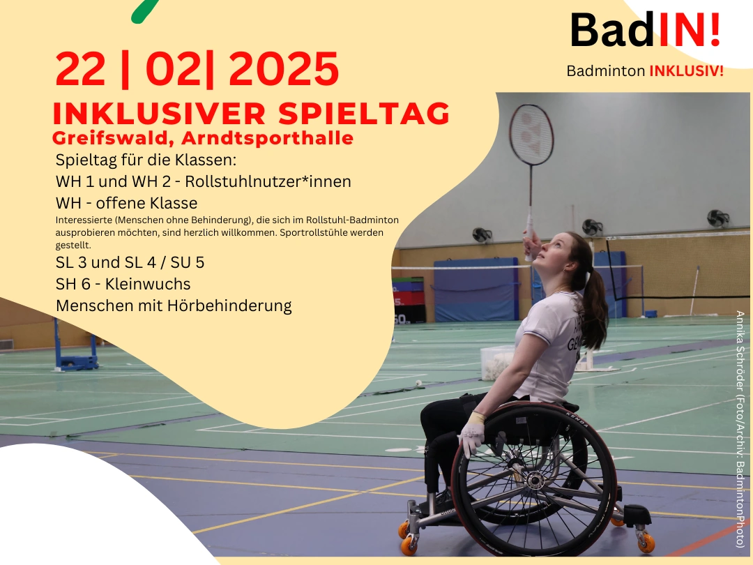 Badminton ohne Barrieren in Greifswald