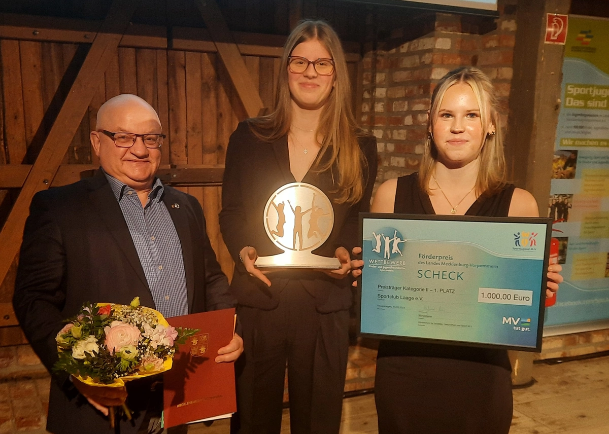 SC Laage ist einer der Kinder- und Jugendfreundlichen Sportvereine in MV