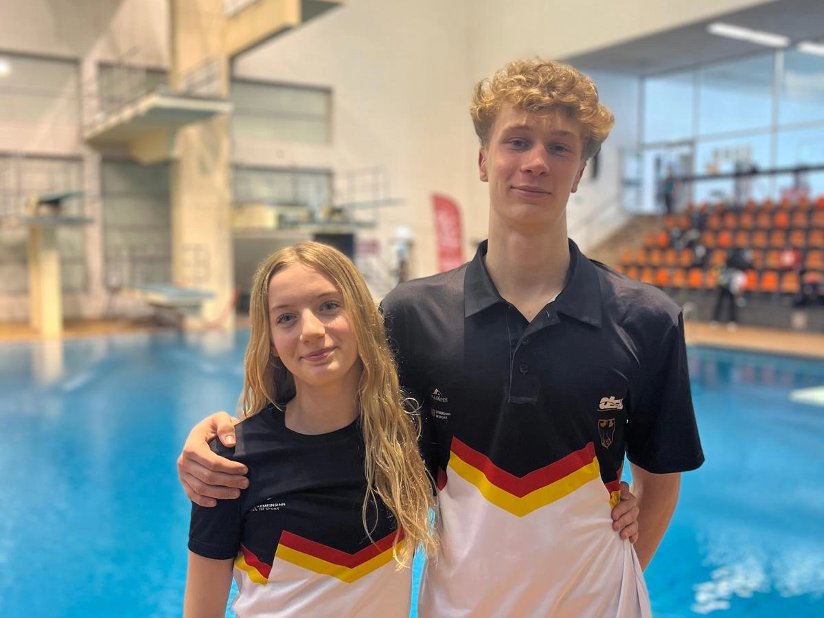 Starker Auftritt beim 8-Nations-Youth-Dive-Meet