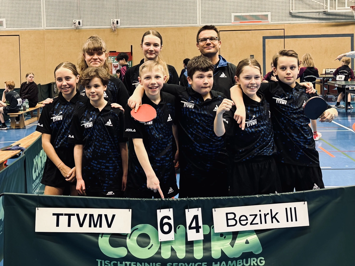 TTVMV-Auswahlmannschaft zu Gast beim Ländervergleich in Quickborn