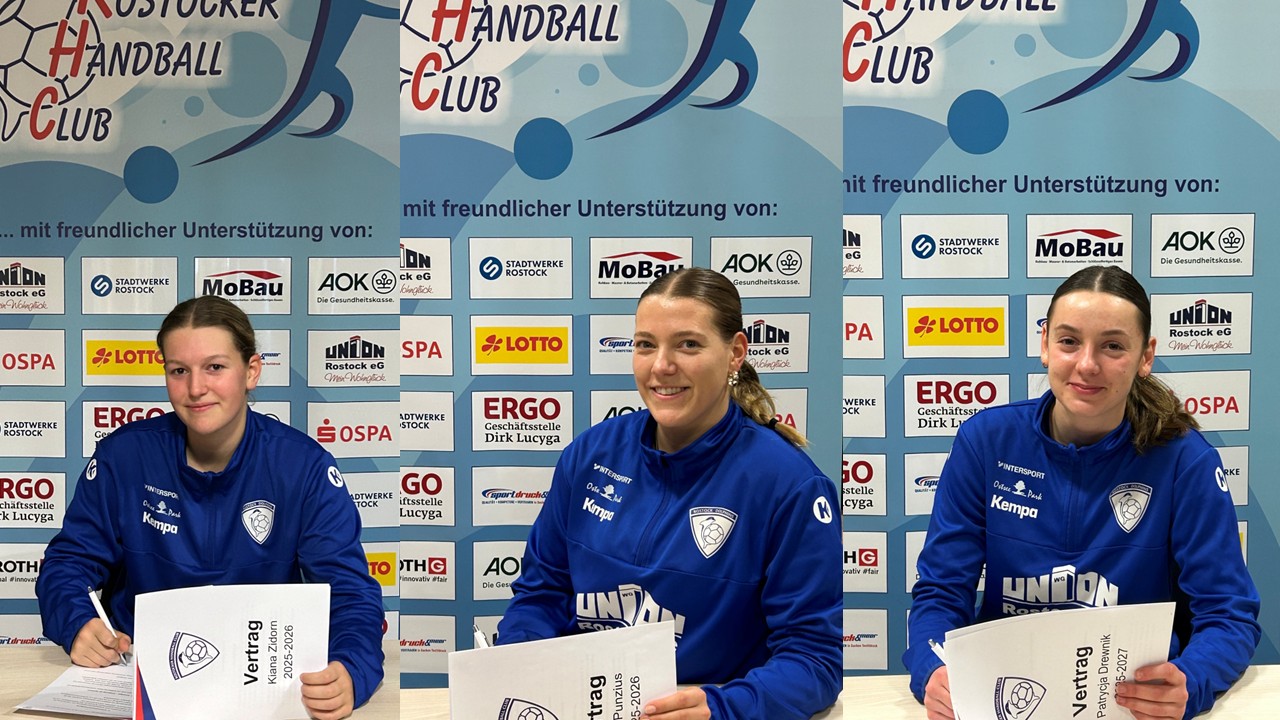 Vertragsverlängerungen beim Rostocker HC