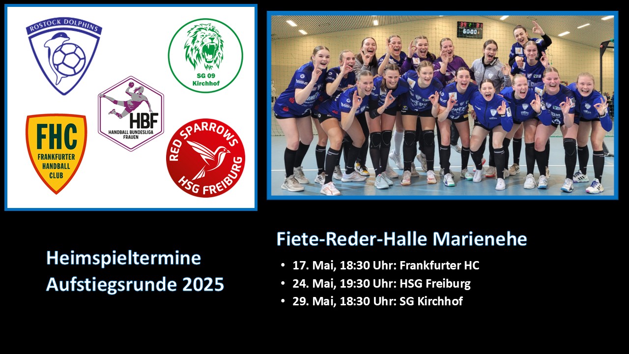 Drei Heimspiele in Folge