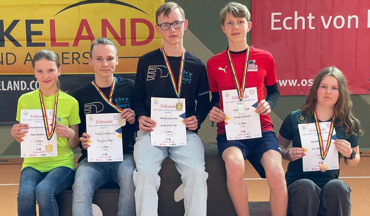 Kreis-, Kinder- und Jugendsportspiele im Crosslauf