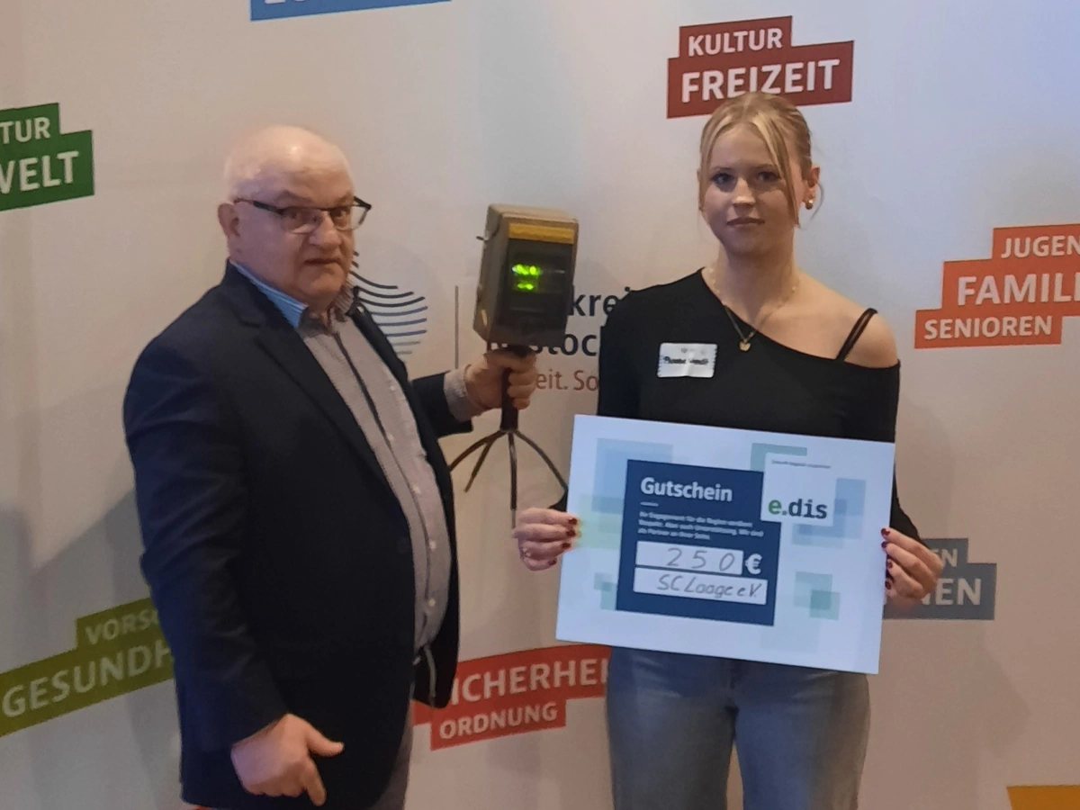 SC Laage für seine Nachhaltigkeit ausgezeichnet