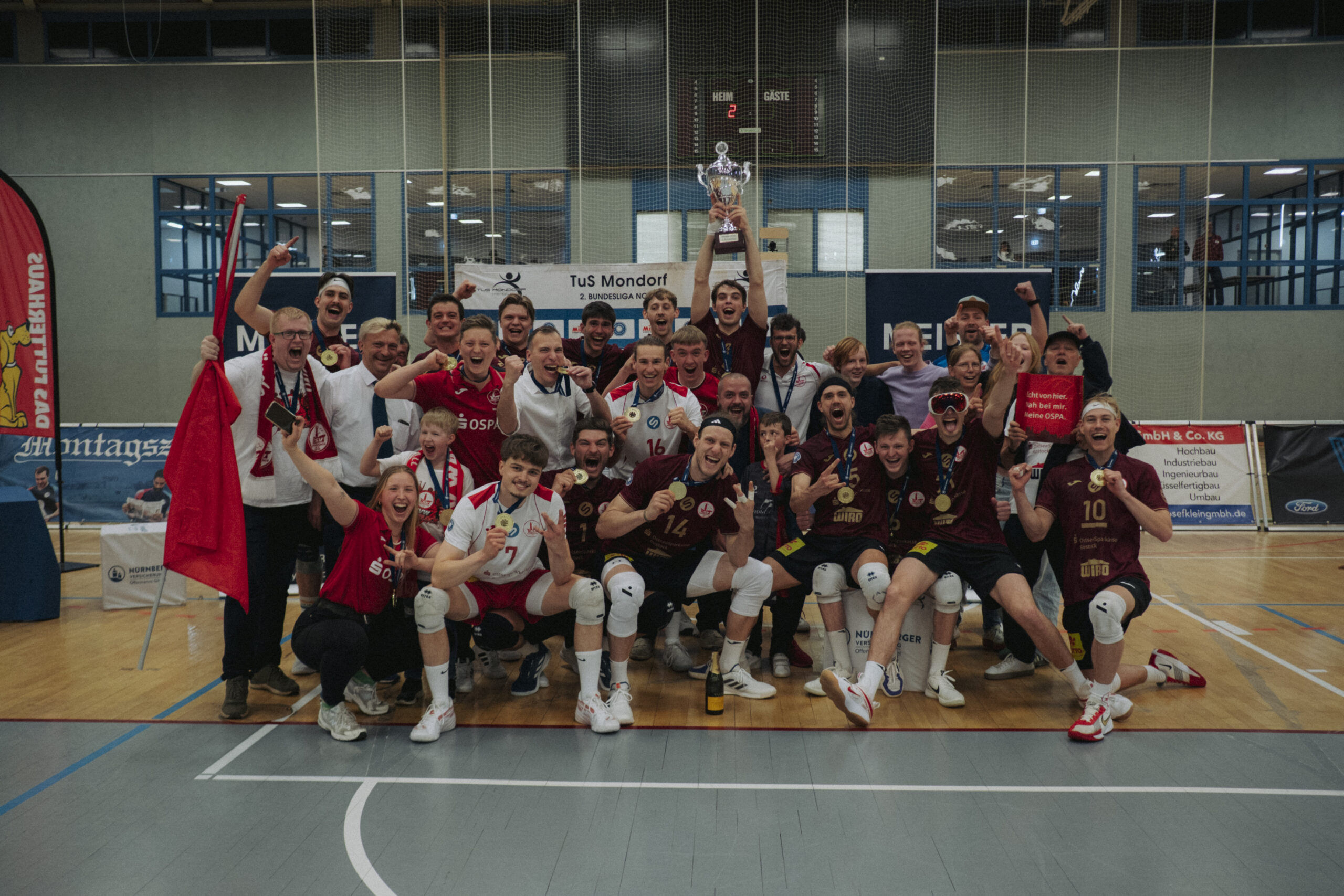 Die Frage nach dem neuen Meister ist geklärt: er heißt SV Warnemünde!