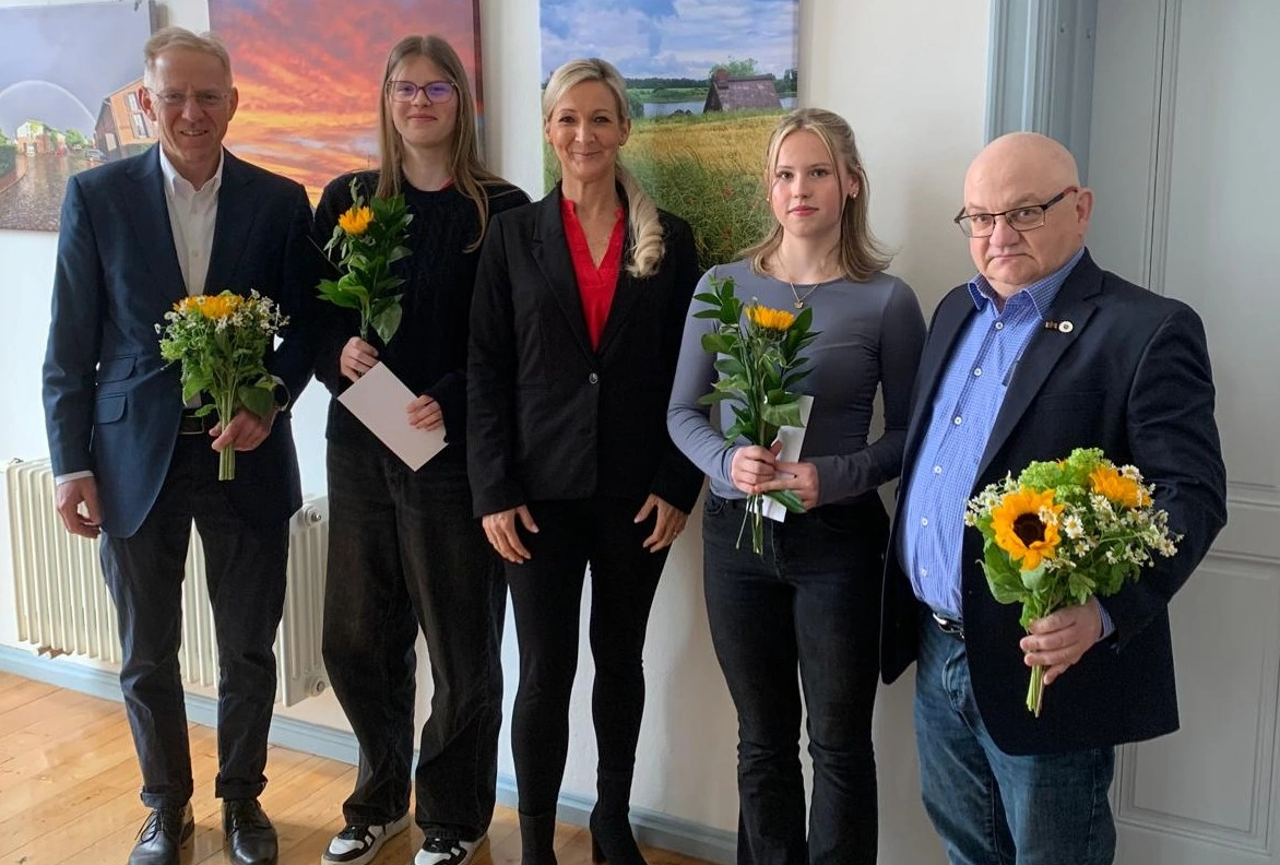 Sportclub Laage zu Gast im Rathaus