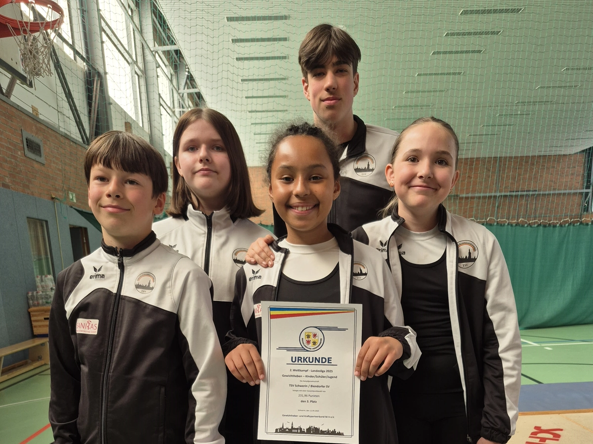 Starke Tagesleistung: Platz 3 für TSV Schwerin