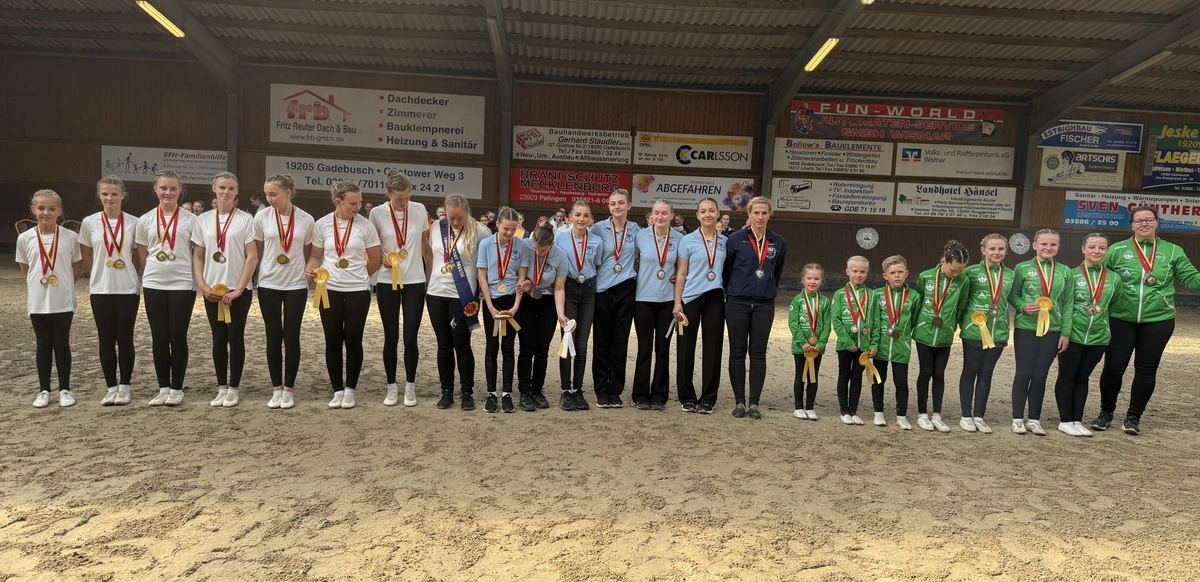 Kreismeistertitel im Voltigieren vergeben