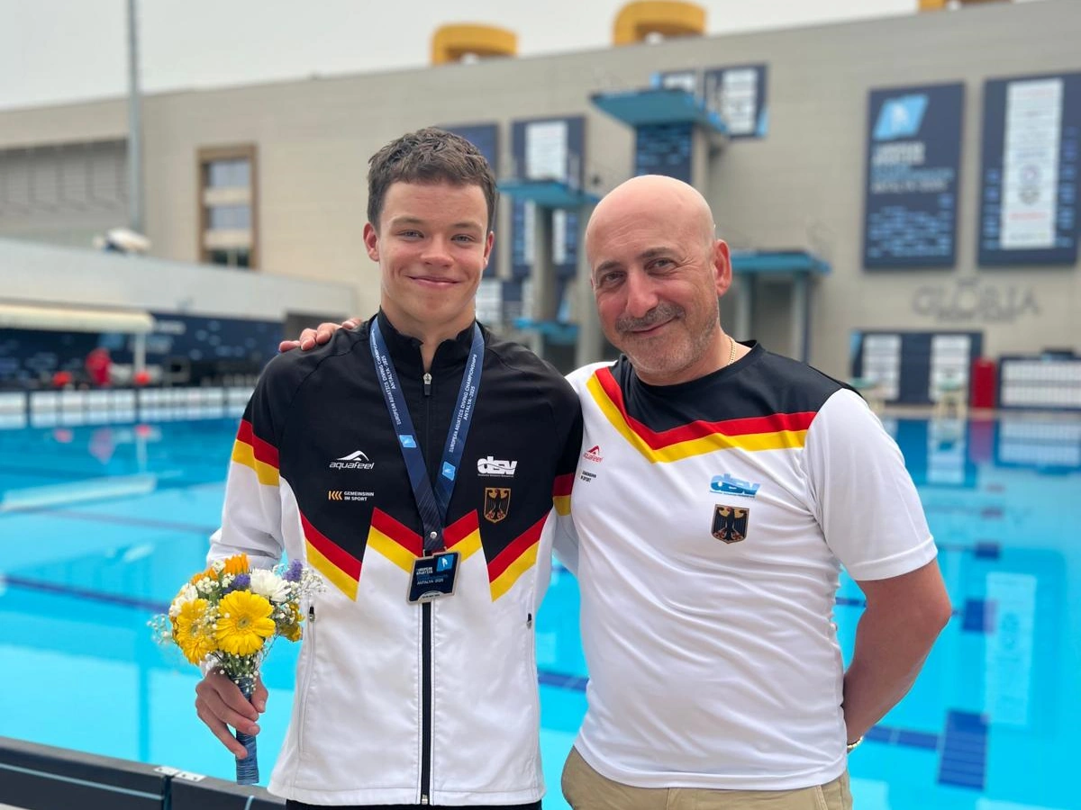 Turmspringer Ole Rösler ist Vize-Europameister