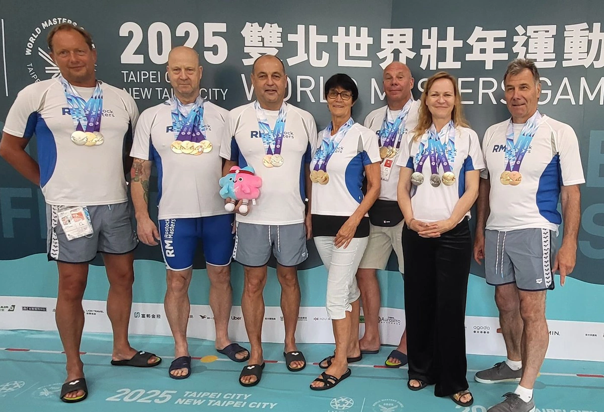 Rostocker Schwimmer erfolgreich bei den World Masters Games in Taipeh