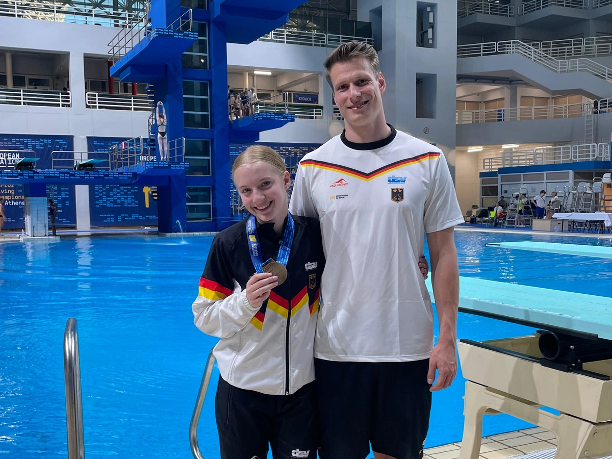 EM-Gold für den Wasserspringerclub