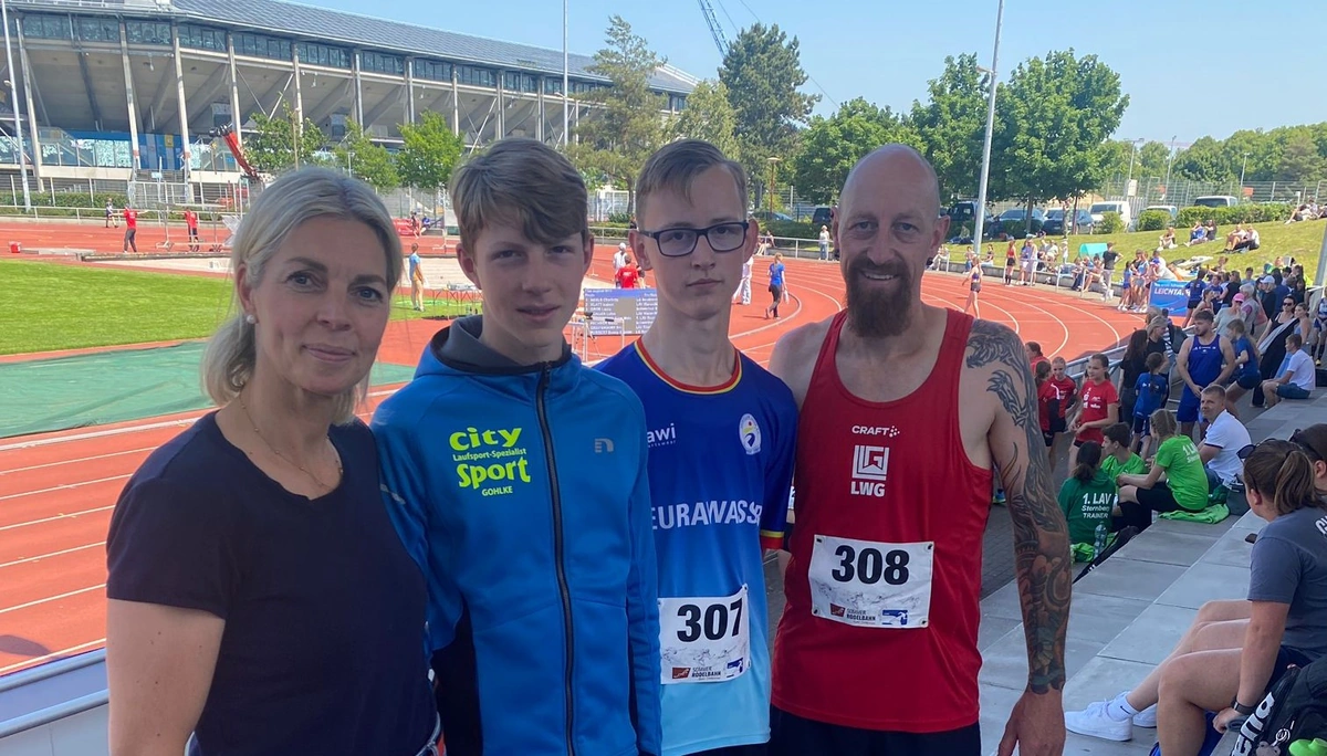 Leichtathletik-Landesmeisterschaften: Wie die Mutter so der Sohn