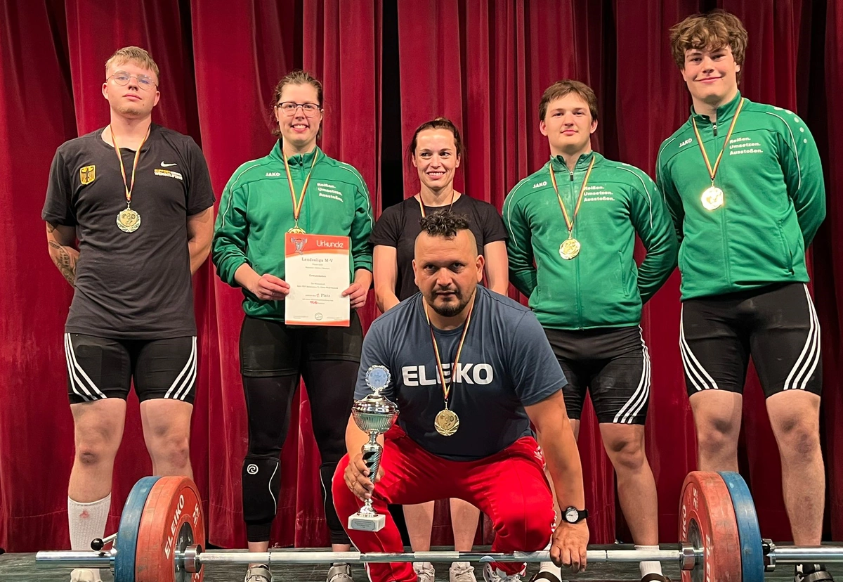 Gewichtheber haben ihre Mannschaftsmeister ermittelt