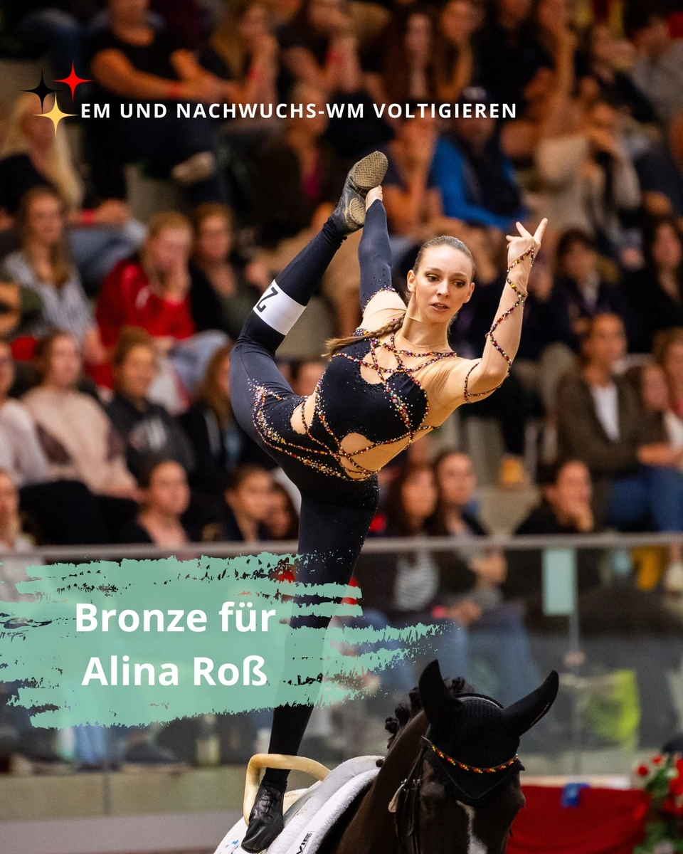 Bronzemedaille für Alina Roß bei EM Voltigieren 2025