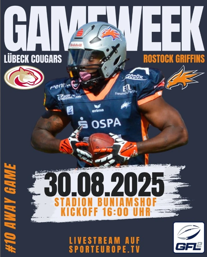 Griffins beenden reguläre Saison in Lübeck