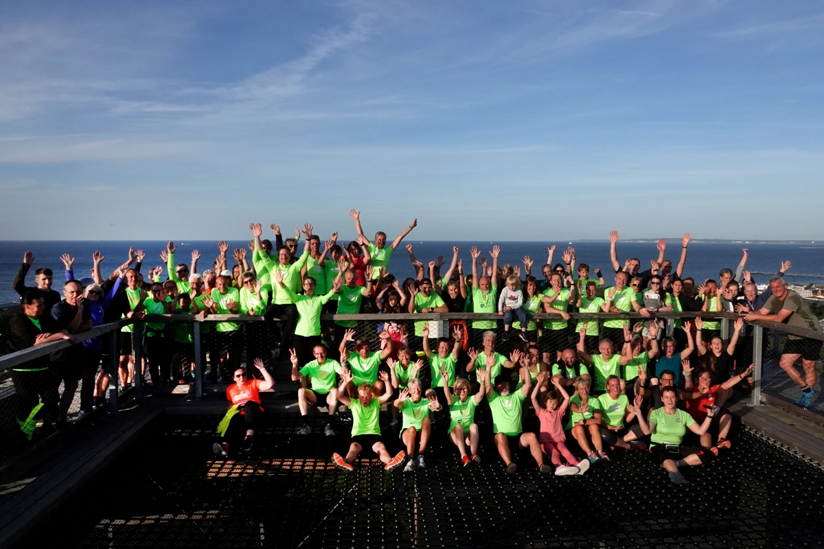 Spendenlauf mit dem Ruderverein in Wolgast-Mahlzow