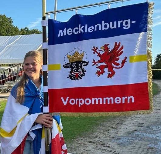 Nina Marike Puvogel im Ponyfinale der Horst-Gebers-Stiftung