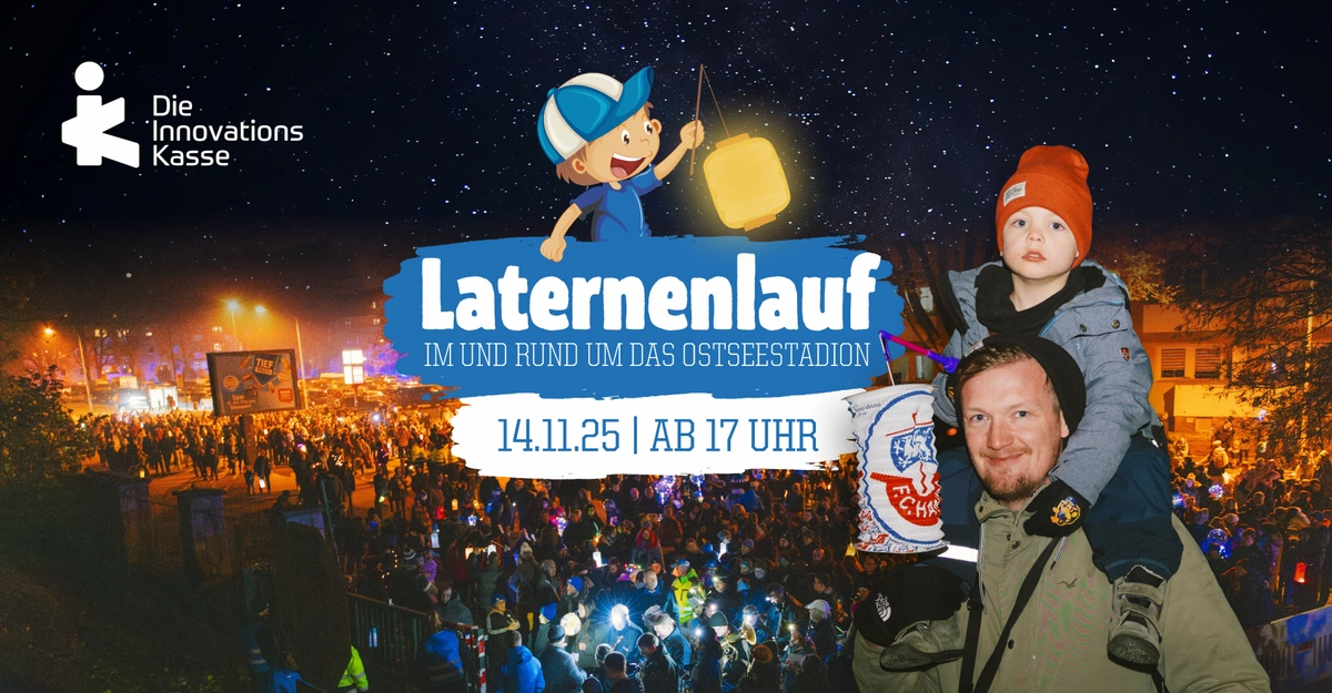 Größter Laternenlauf in MV am 14. November beim FCH