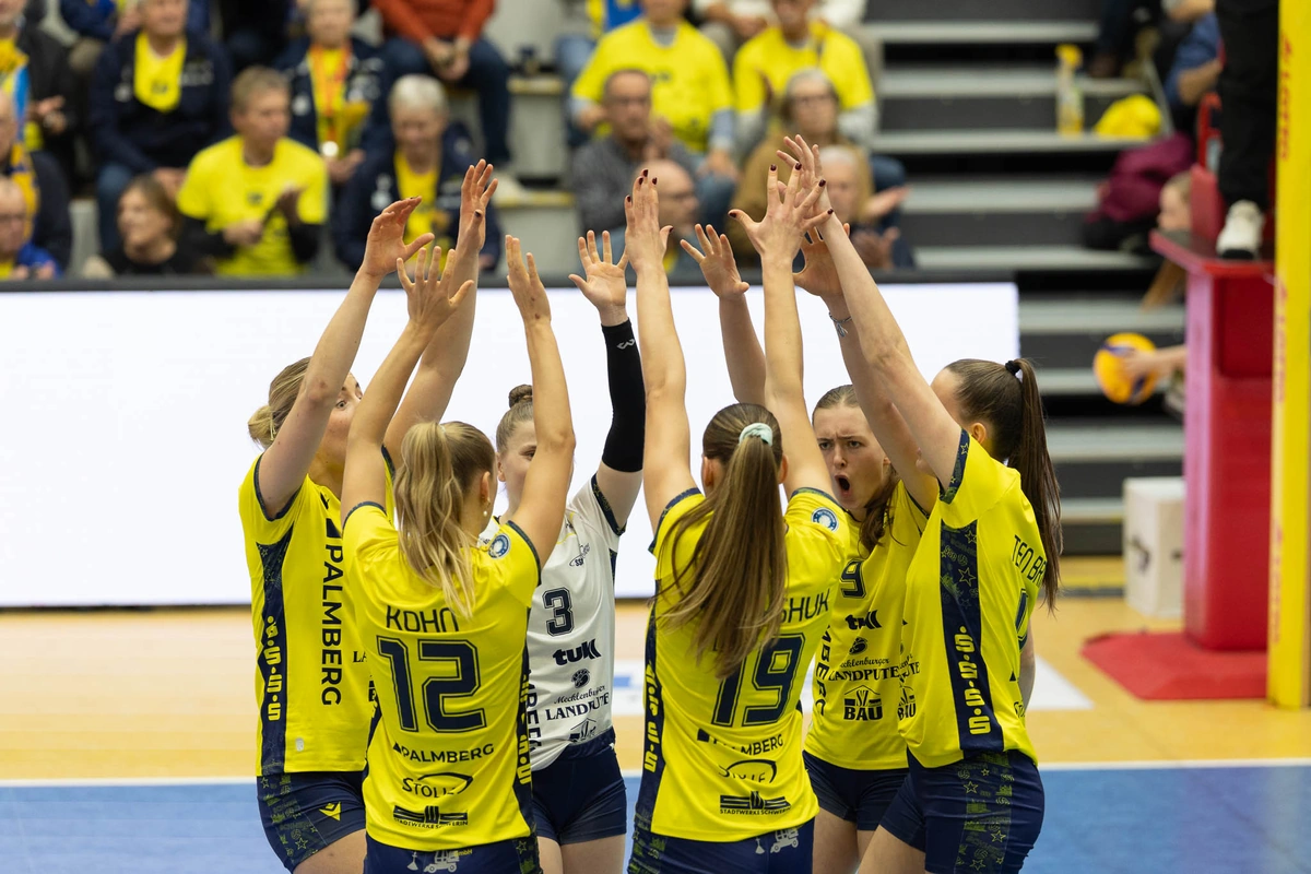 Schwerin gewinnt auch das dritte Heimspiel mit 3:0