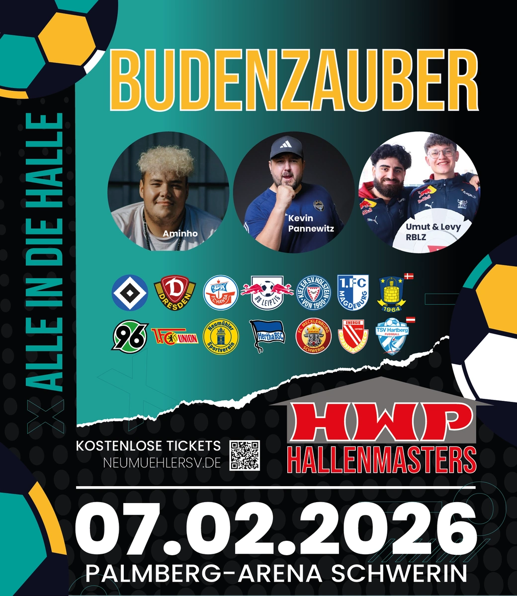 Hallenmasters lockt mit Premium-Gästen neben dem Spielfeld