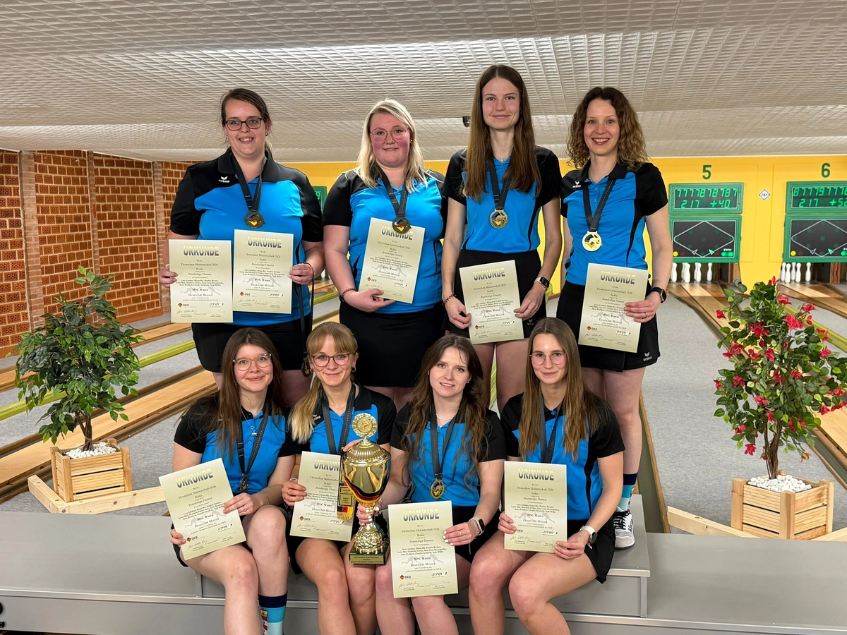 Historischer Triumph: MSC Waren krönt sich erstmals zum Deutschen Meister