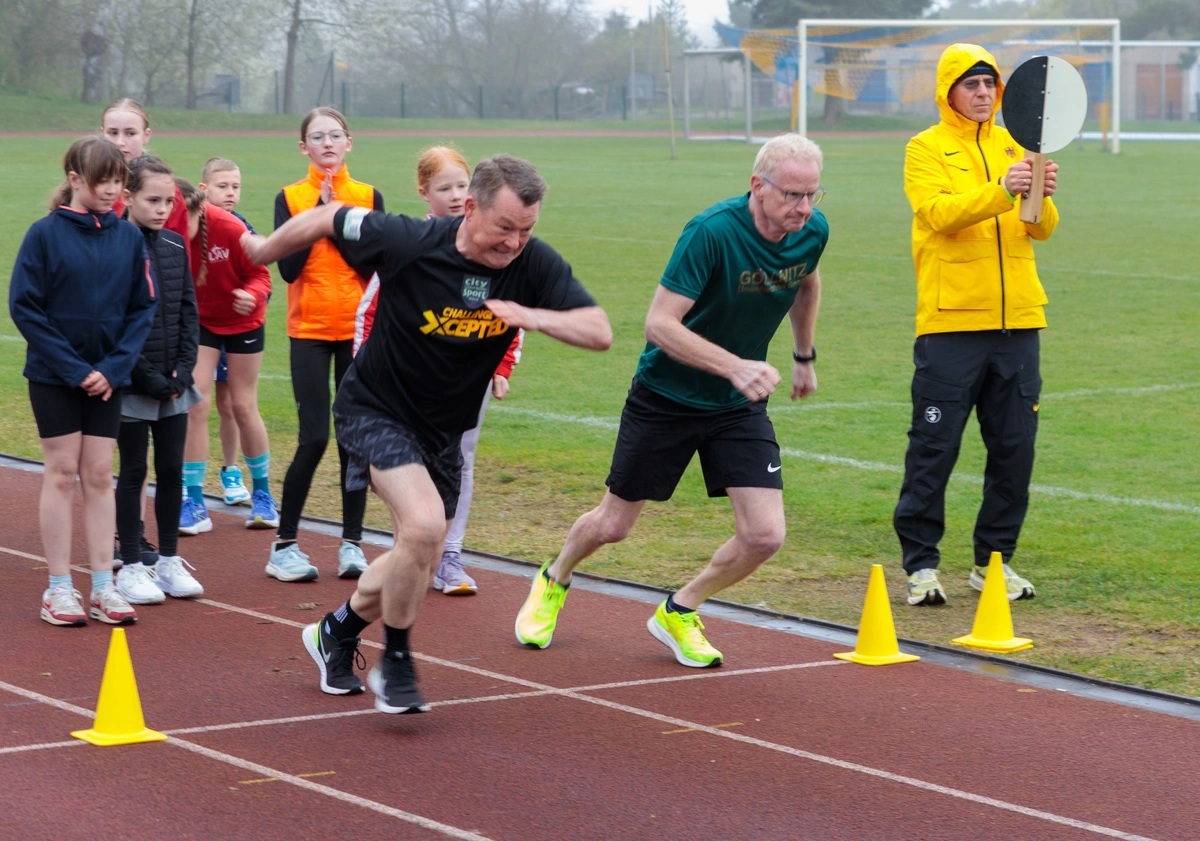 Sportabzeichen geschafft und nach Hause mitgenommen