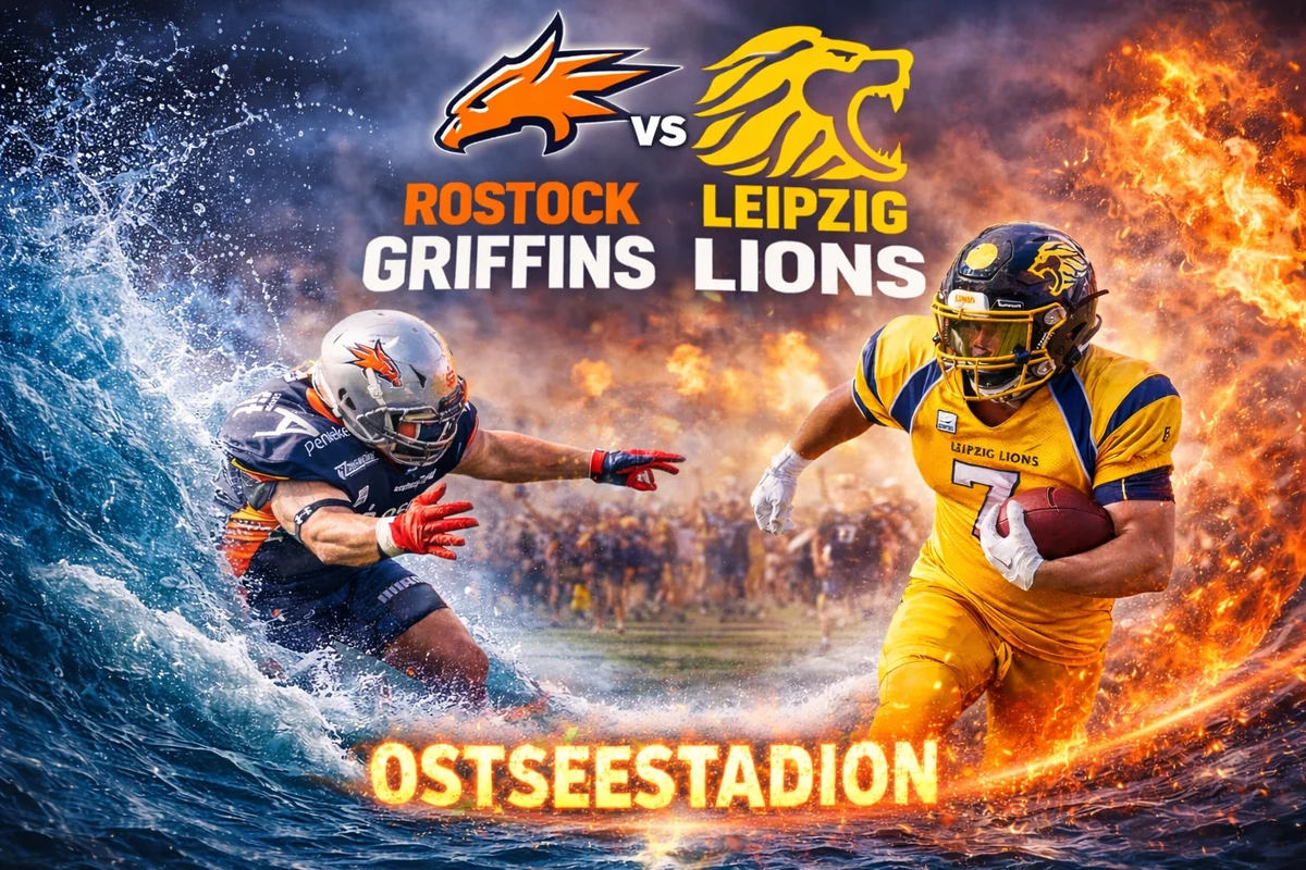 Ostseestadion zum OSPA Event Gameday – Griffins gegen die Leipzig Lions gefordert