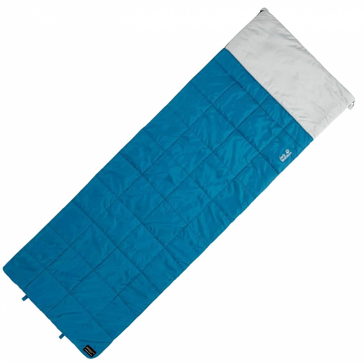 Jack Wolfskin 4 IN 1 Blanket 5 Deckenschlafsack Farbe links 1077 dark turquoise MV Sport