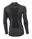 DRYTECH Herren Funktionsunterwäsche SET Thermoaktiv Atmungsaktiv Skiunterwäsche Motorradunterwäsche Laufbekleidung Ski Motorrad Outdoor graphit, XL -