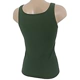 HERMKO 61310 Damen Funktions Wäsche Unterhemd Shirt Tank Top, ideal für Sport und Freizeit, bioaktive Ausrüstung, Größe:36/38 (S), Farbe:olive -